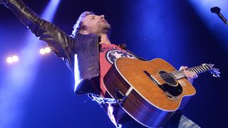 Bentley on stage at London's O2 Arena during the C2C Country to Country Festival, February 2013.