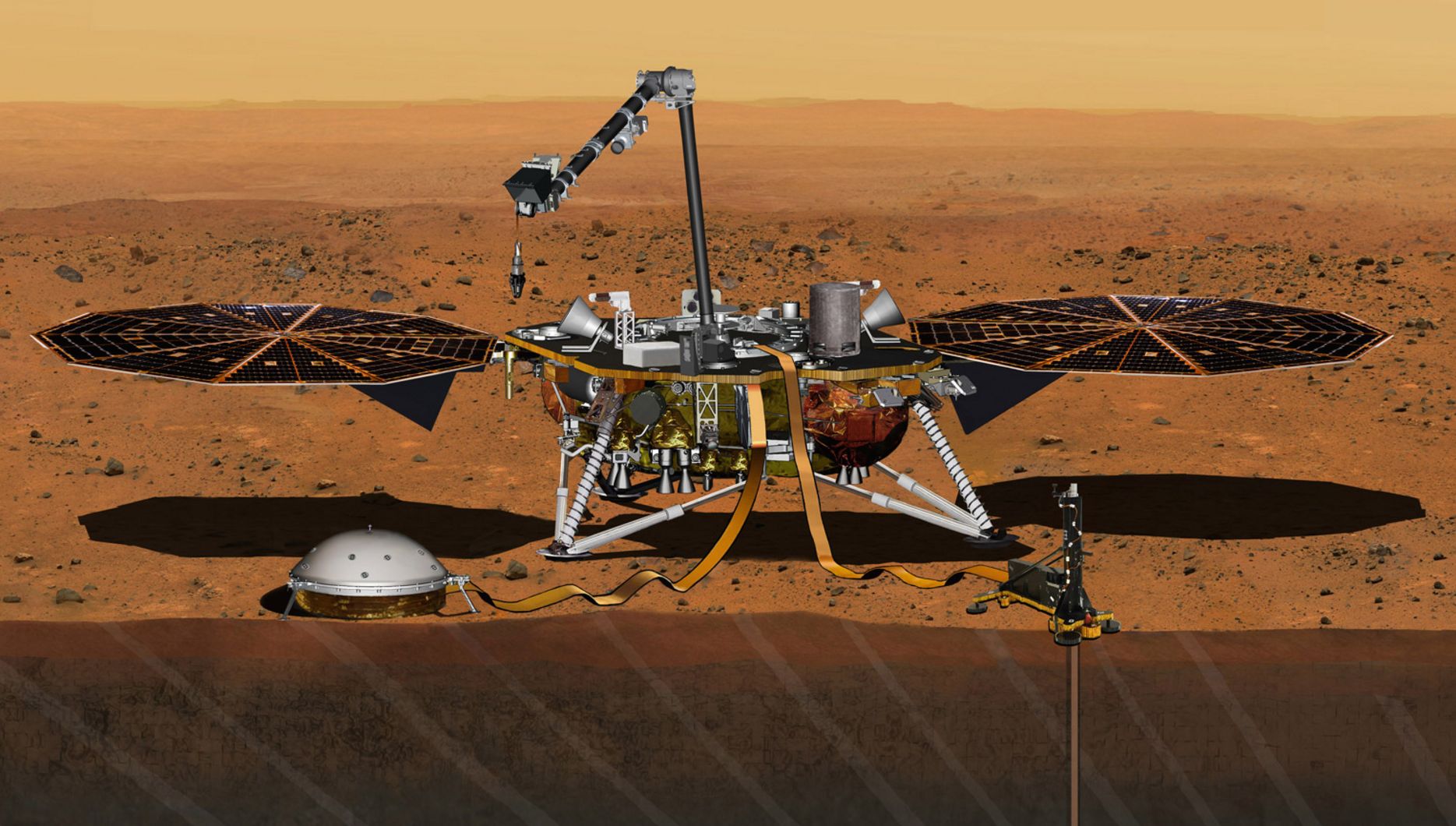 NASA Mars InSight mission lander