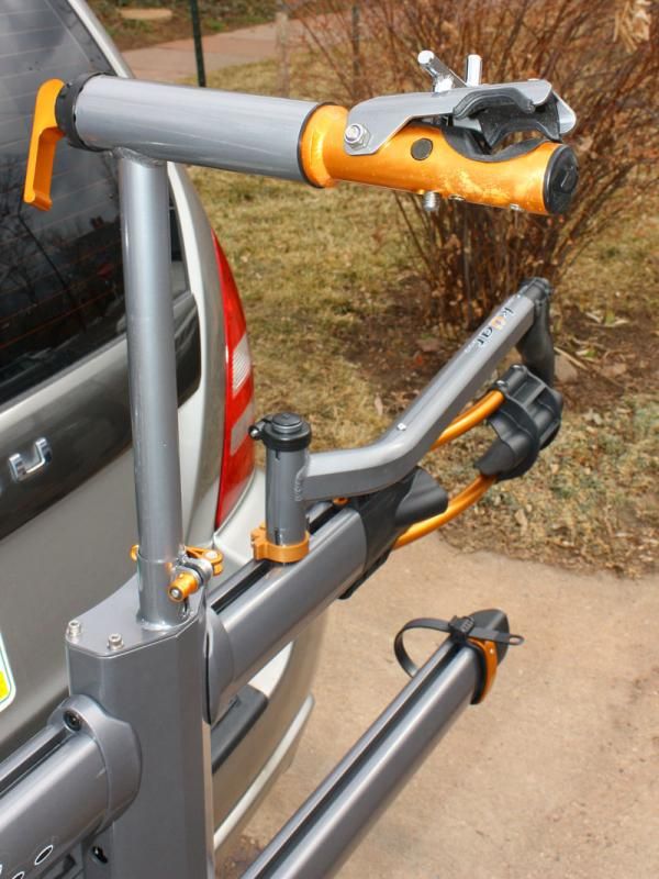 A built-in repair stand is handy for trailhead fixes.