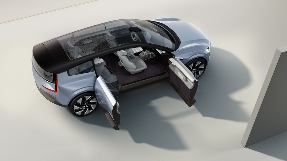 volvo concept recharge doors