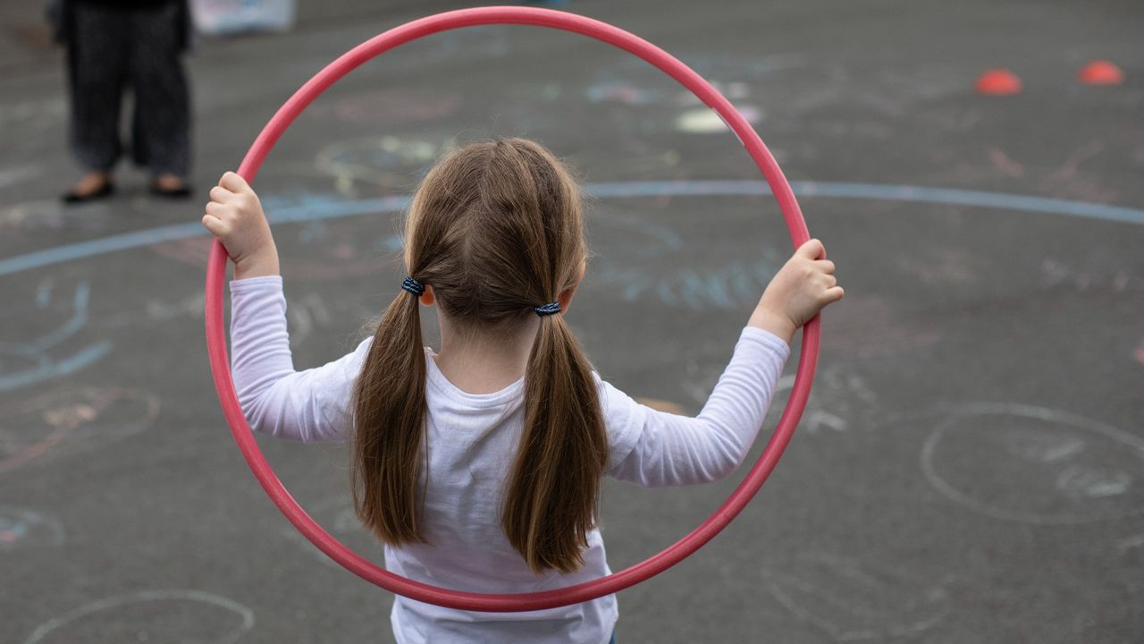 Girl in playground