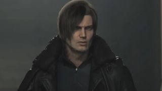 Leon Kennedy wearing his trademark jacket in Resident Evil Requiem