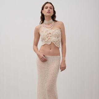 Karen Arcanjo, Hand-Knitted Skirt