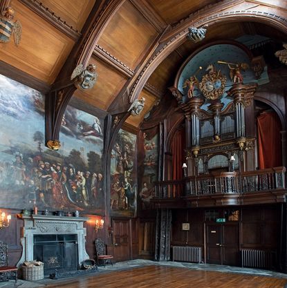 Adlington Hall's famous organ.