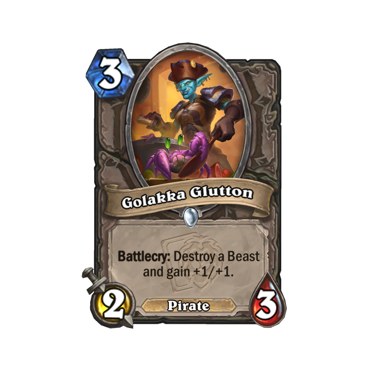 Cards from Hearthstone's The Deadmines set.