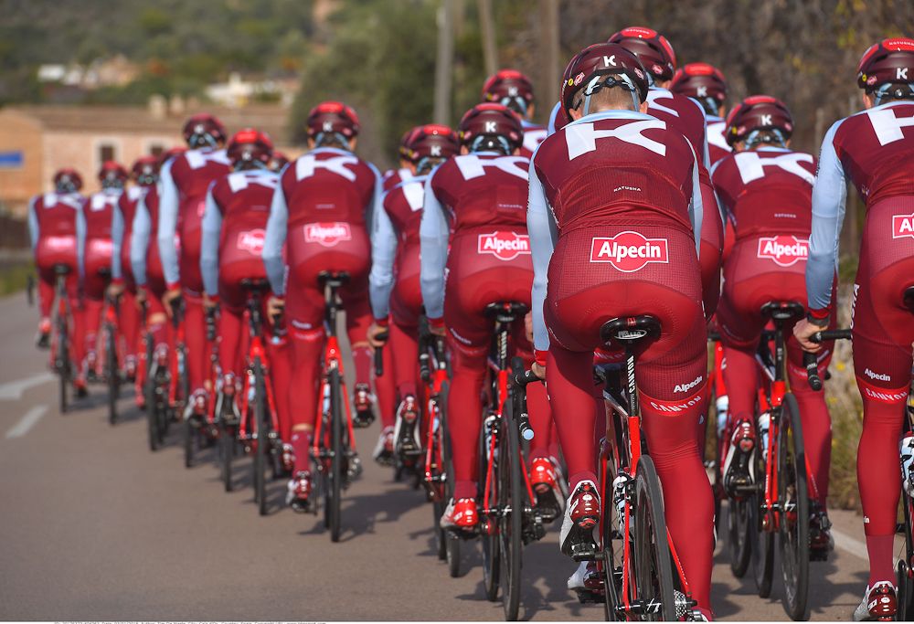 Katusha-Alpecin on a training ride