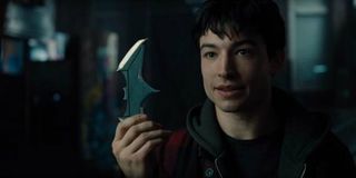 Barry Allen The Flash Ezra Miller Justice League batarang