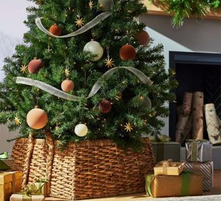 Studio McGee holiday tree basket