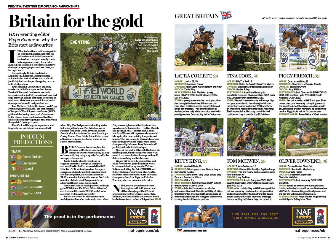 FT 3p Euros eventing preview (al