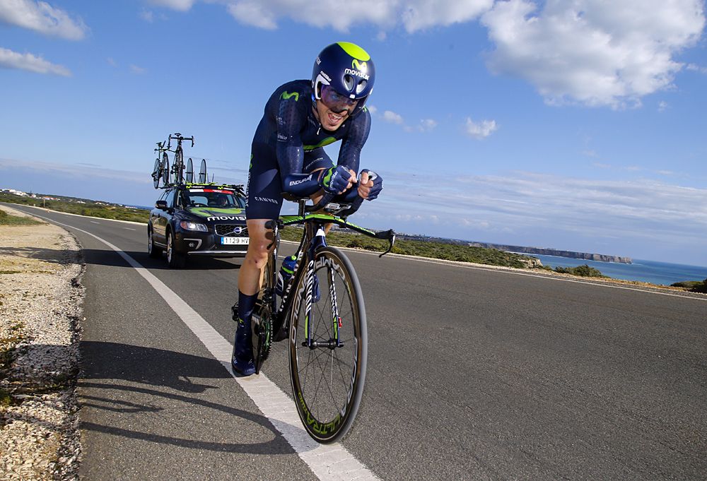 Ion Izagirre (Movistar) finished fourth in the time trial in Algarve