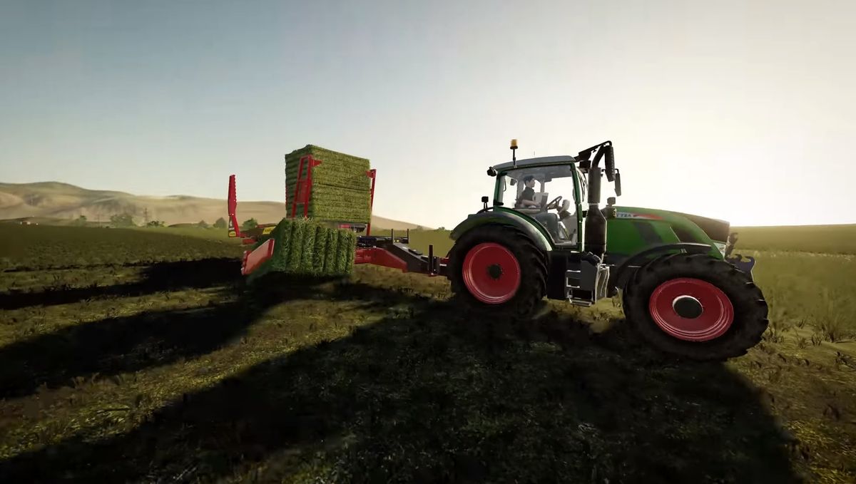 how to make hay on farming simulator 14 on tablet