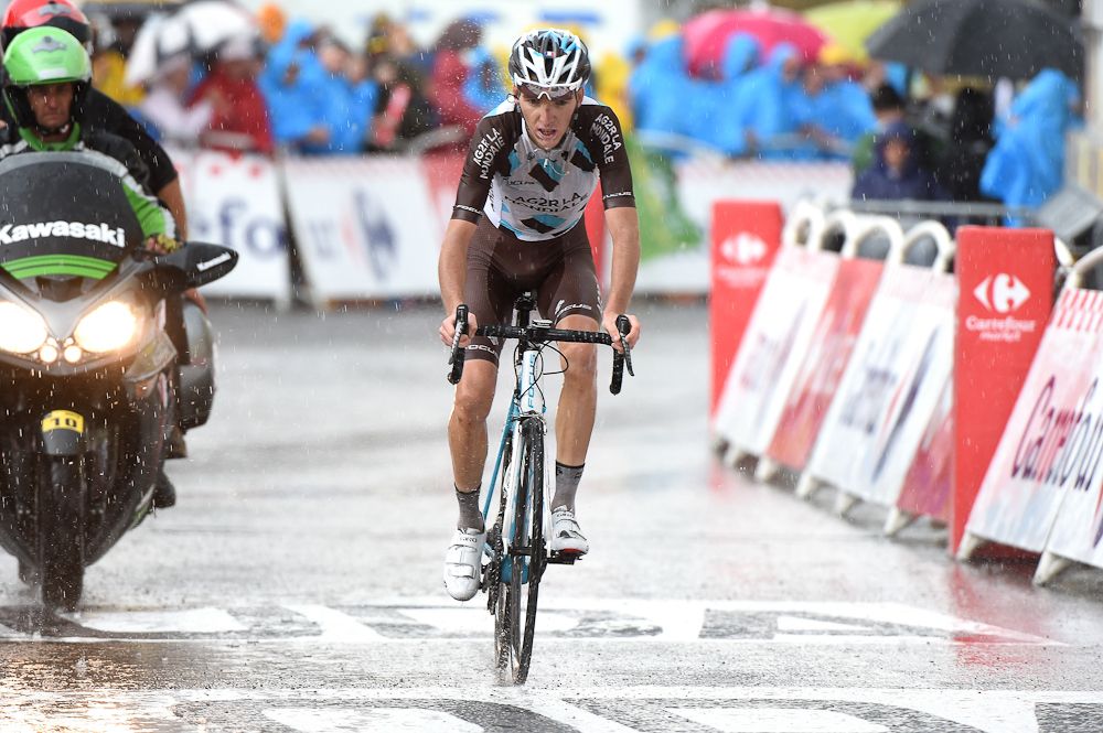 Warren Barguil at the stage 12 finish.