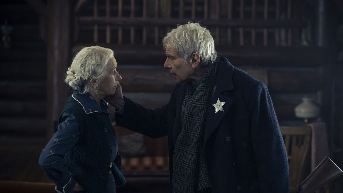 Helen Mirren and Harrison Ford in 1923