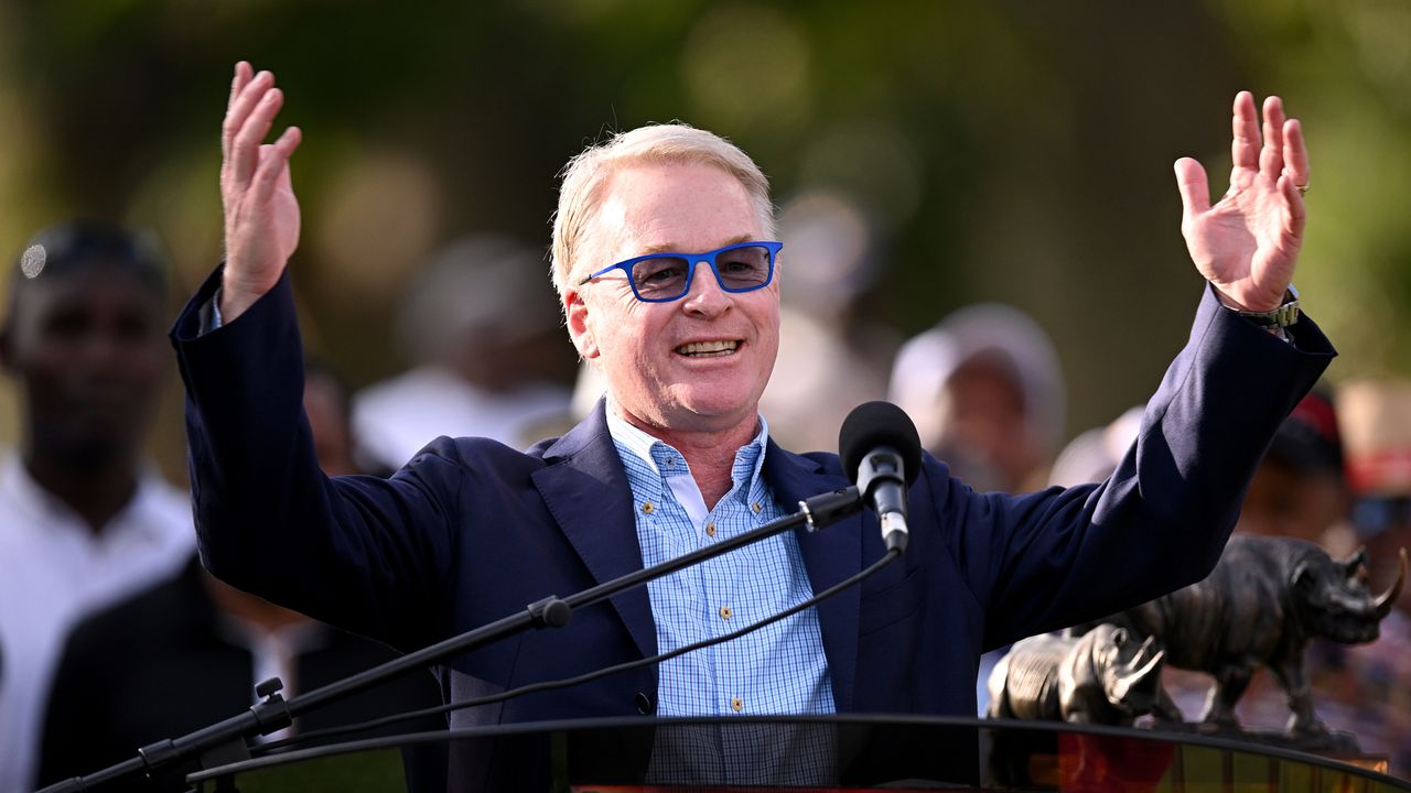 Keith Pelley at the Kenya Open 2023