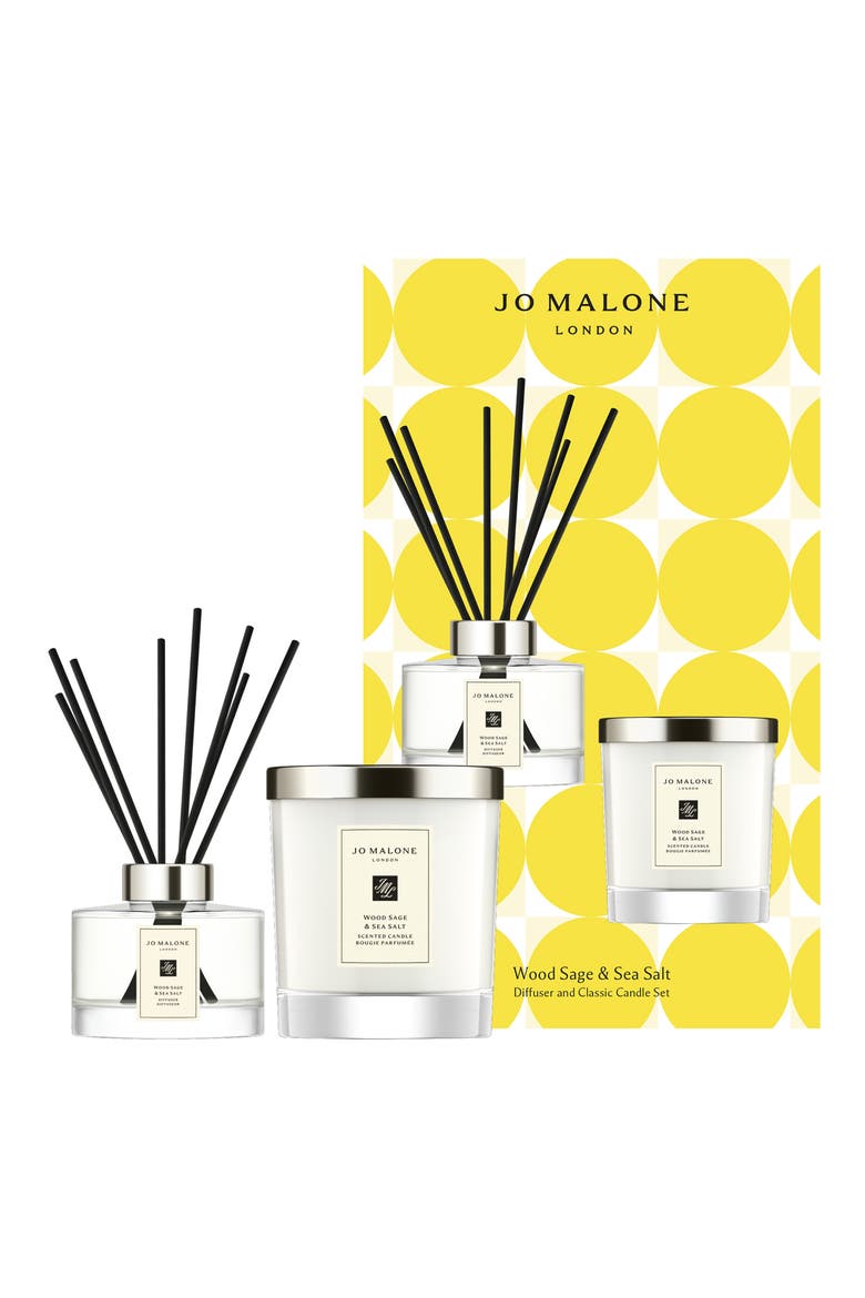 Wood Sage &amp;amp; Sea Salt Diffuser &amp;amp; Candle Set $197 Value