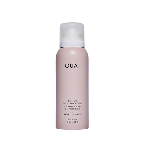 Ouai Super Travel Size Dry Shampoo - Volumizing Dry Shampoo - Absorbs Oil, Dirt &amp;amp; Sweat - Blends Seamlessly Into Hair With Zero Residue &amp;amp; Enriched With a Long-Lasting Scent - Melrose Place (2 Oz)