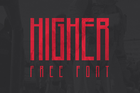 Free font: Higher