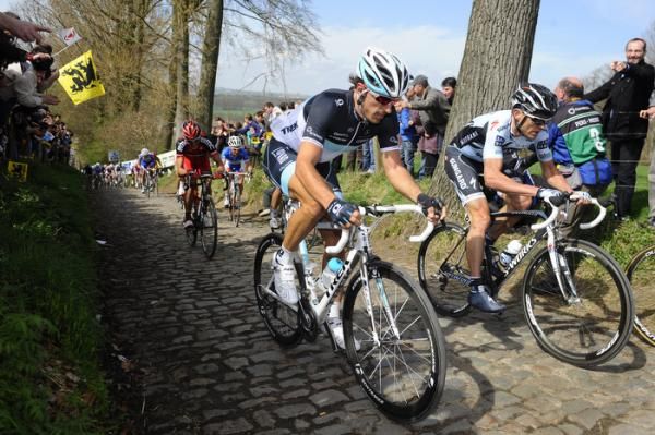 Fabian Cancellara (Leopard Trek) waiting to make his move.