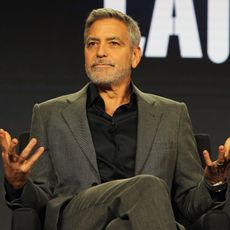 pasadena, ca february 11 george clooney of 'catch 22' speaks onstage during the hulu panel during the winter tca 2019 on february 11, 2019 in pasadena, california photo by rachel murraygetty images for hulu