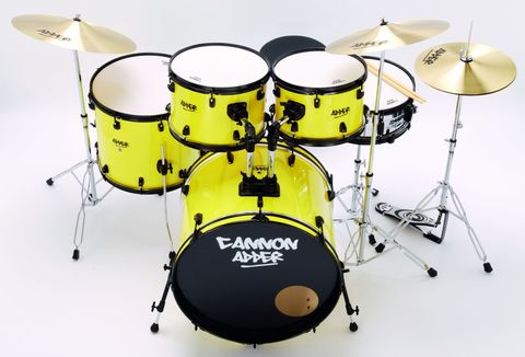 The bass drum will need a bit of dampening, but sounds pretty good when the price of the kit is taken into consideration