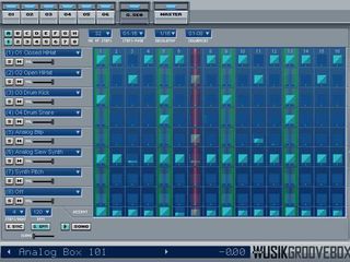 WusikGrooveBox lets you construct pattern-based songs.