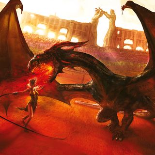 A Song of Ice and Fire book cover artist Marc Simonetti shows us a scene to come!
