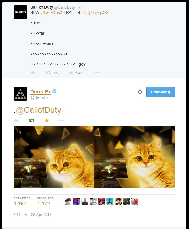 Deus Ex tweet