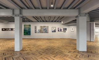 Exhibition view of Fondazione Prada