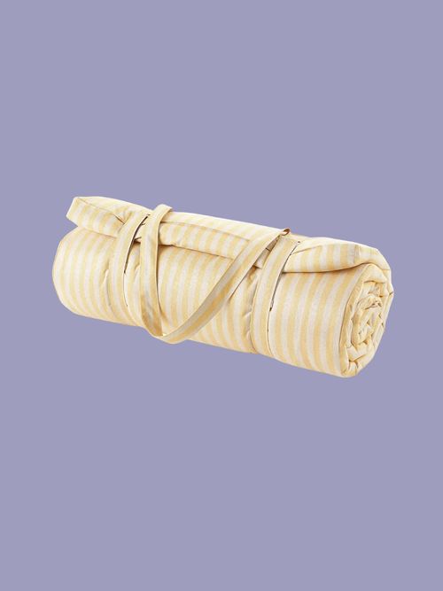 Striped Water Resistant Roll Mat