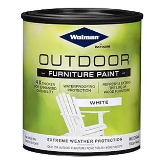 Wolman white outdoor furniture paint