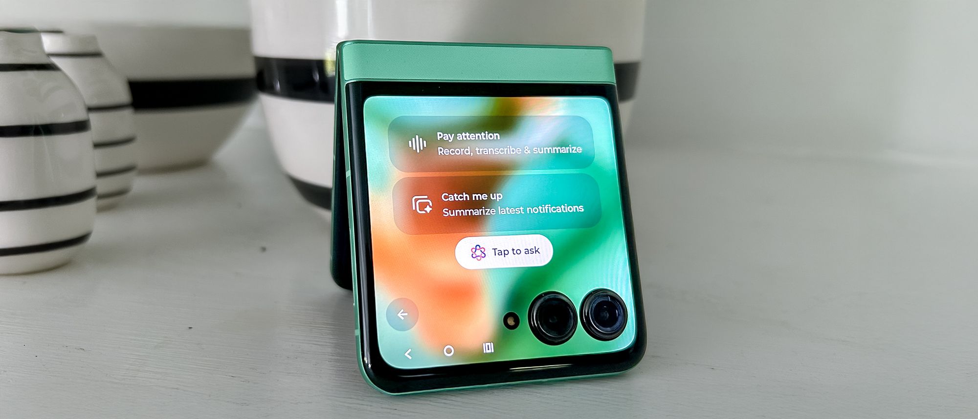 Motorola Moto Razr (2025), photographed by Tom's Guide