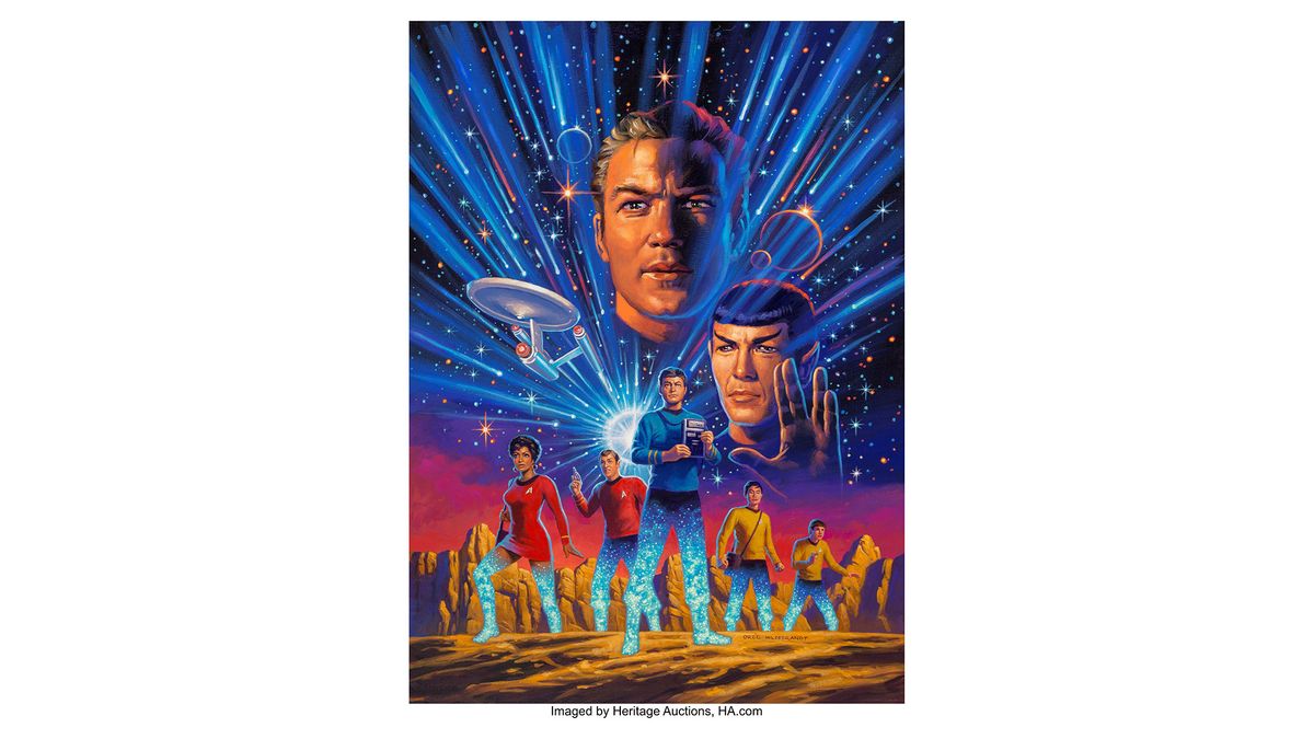The cover of "Star Trek: Year Five" #1 sold for $13,750 at auction in April 2019.