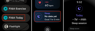 View sleep tracking information on Pixel Watch