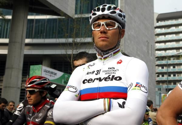 Don't mess with the best. Thor Hushovd (Cervelo) is ready to get down to business.