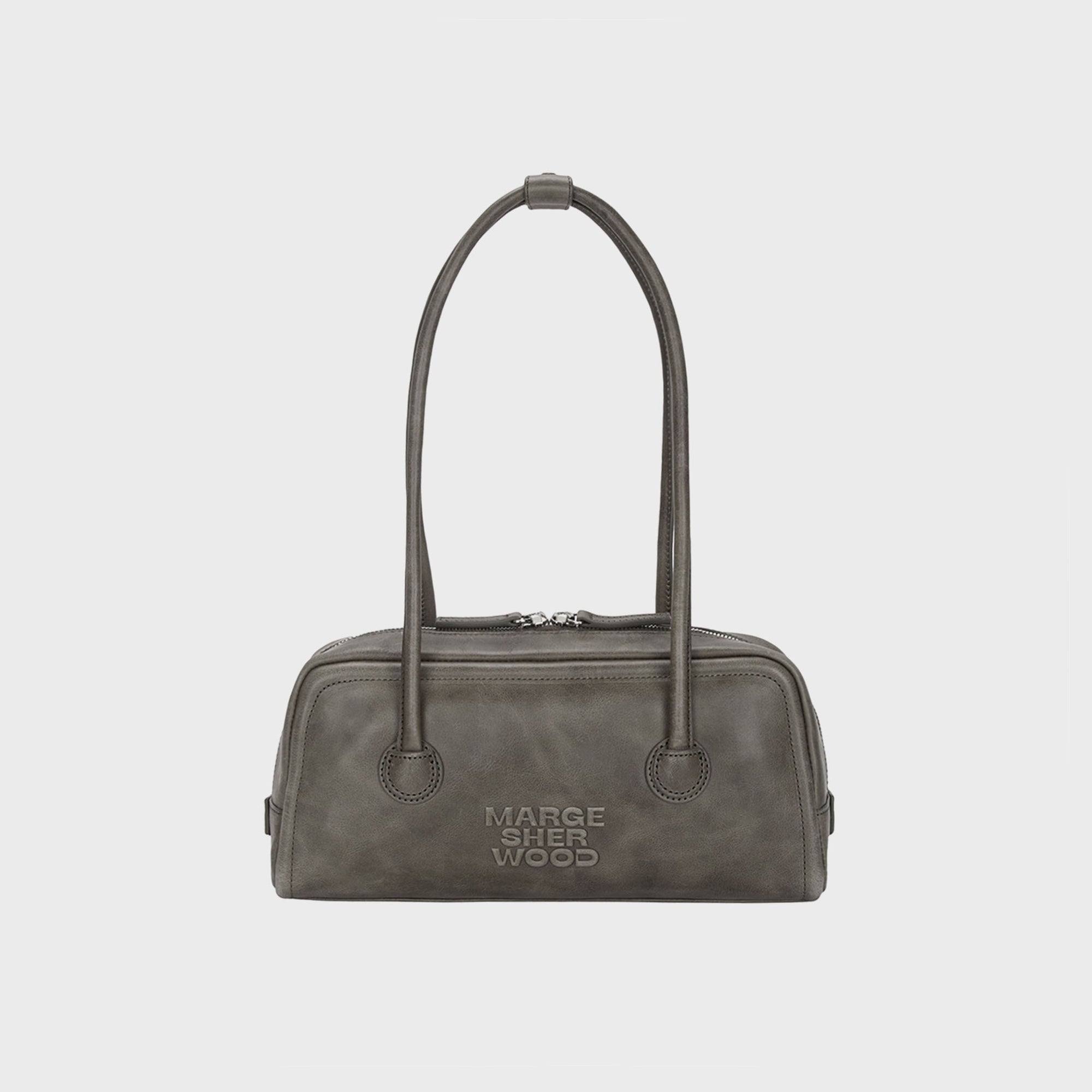 Margesherwood Soft Baguette Bag - Etoffe Pull Up