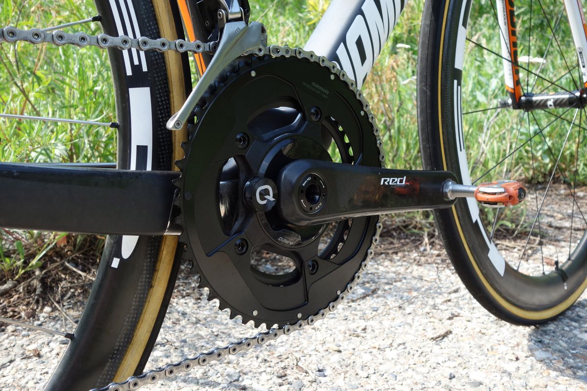 Kuss delivers power to the rear via a SRAM RED crankset attached to a Quarq powermeter.
