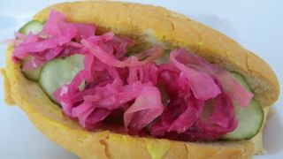 Food, Yellow, Cuisine, Pink, Finger food, Dish, Ingredient, Fast food, Snack, Produce,