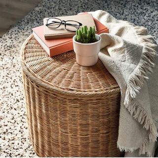 Ikea foot stool with storage