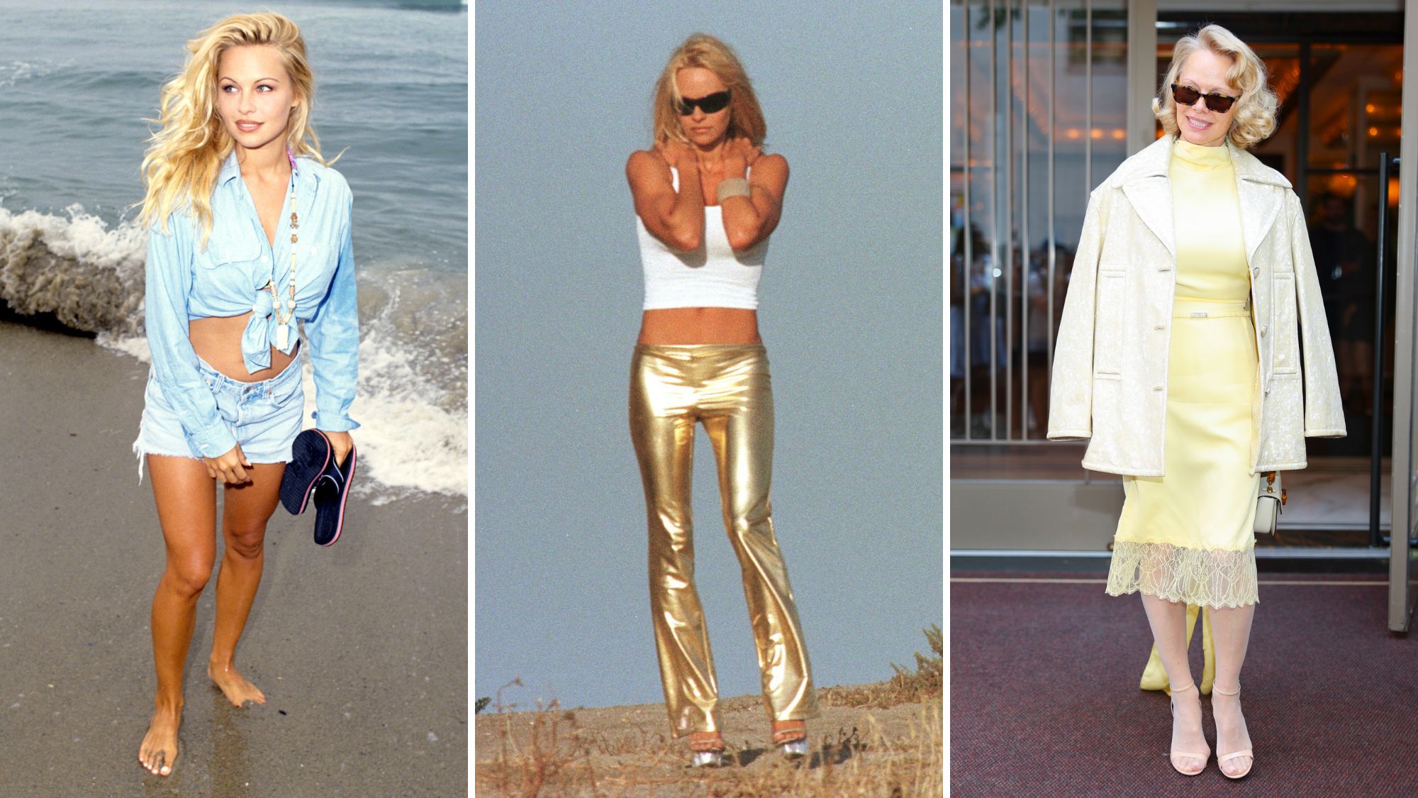 Pamela Anderson style evolution