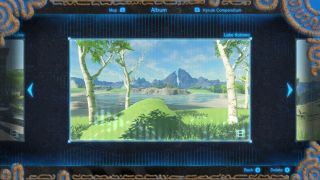 Clue for the second Breath of the Wild Captured Memory, this time in Lake Kolomo
