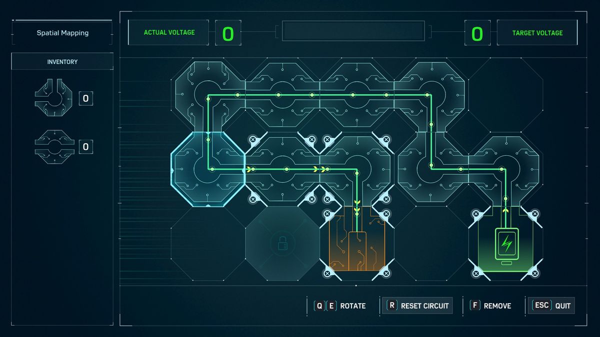 Spiderman Circuit Puzzle for Spatial Mapping