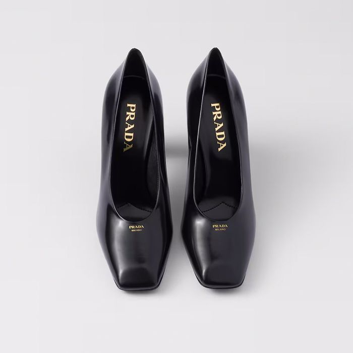Prada, Brushed Leather Pumps