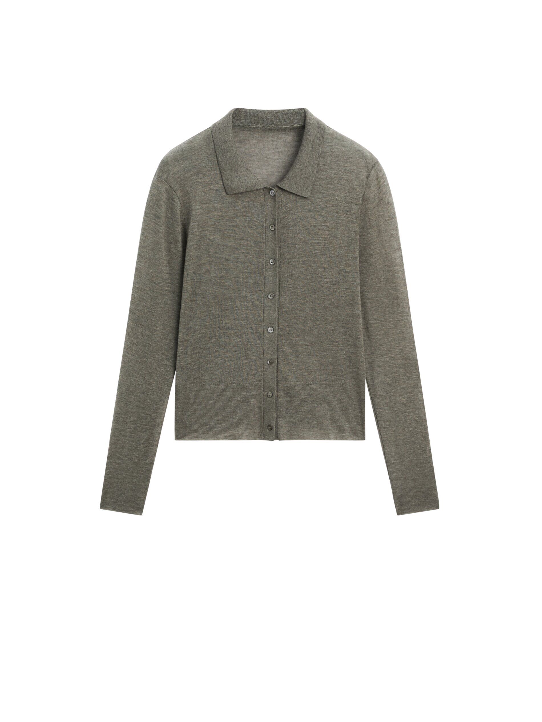 100% Wool Knit Cardigan - Studio