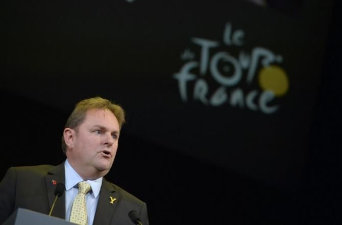 Gary Verity, the chief executive of Welcome to Yorkshire, proudly presented Yorkshire as the hosts of the Grand Depart