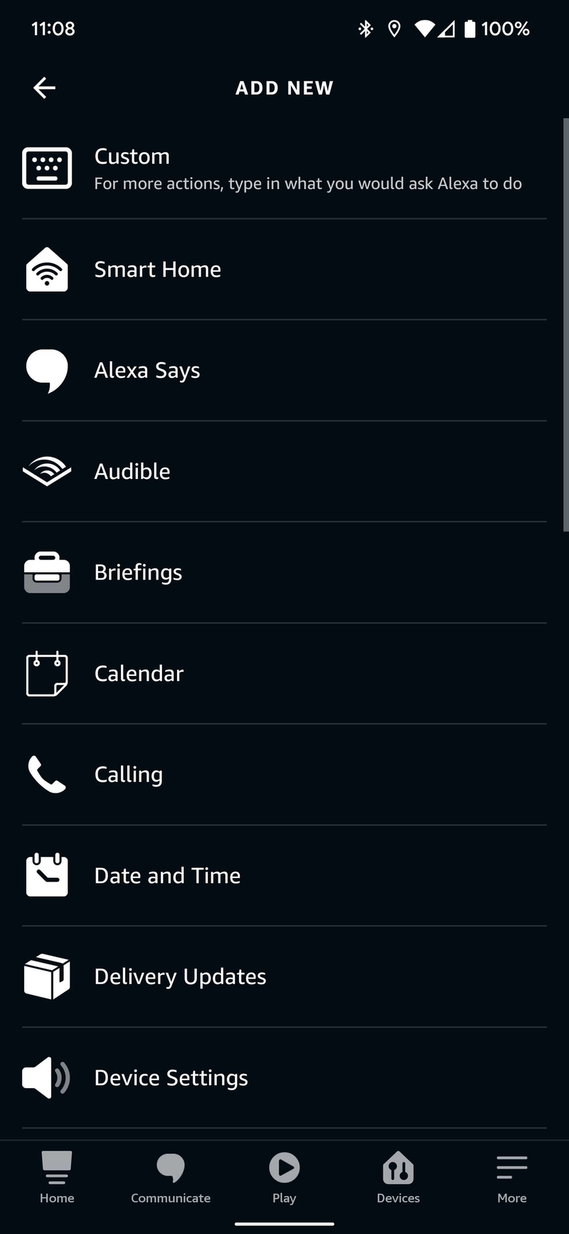 Alexa Uygulaması Ekran Görüntüsü Ses Rutini