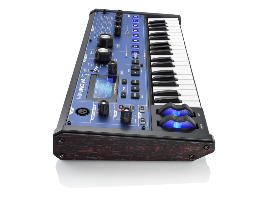 Novation MiniNova side.