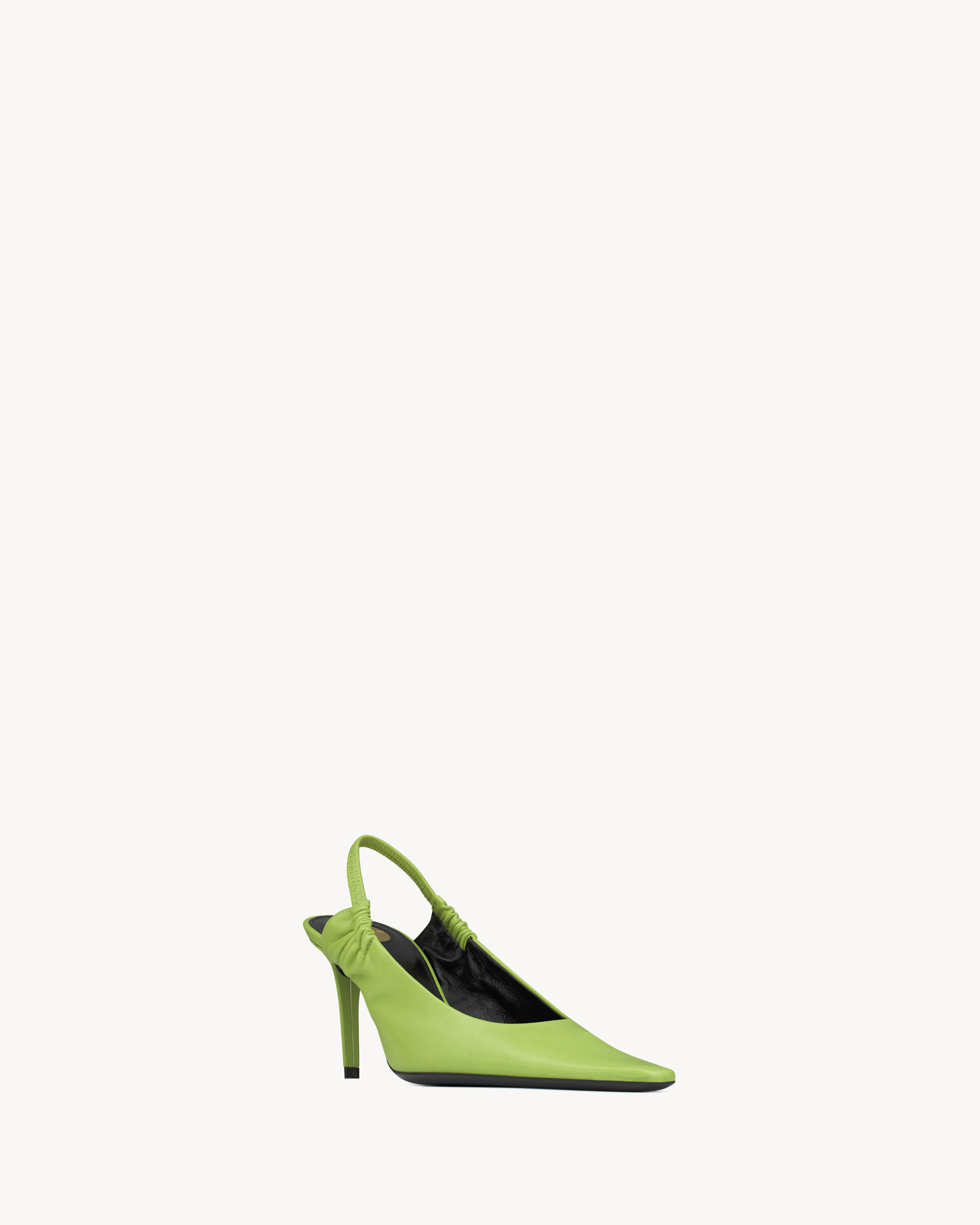 Anne-Marie Slingback Pumps in Smooth Leather