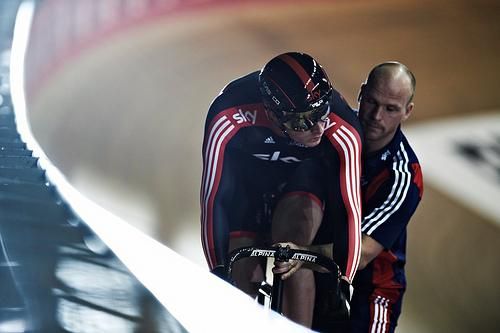The Team Sky sprintes get ready for their showdown