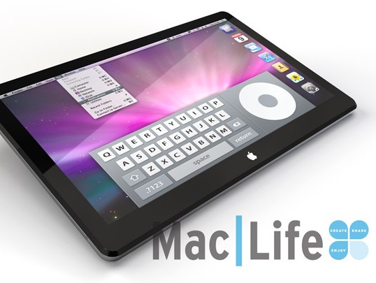 MacLife&#039;s mock-up of the iTablet