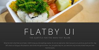 Best free UI kits: Flatby